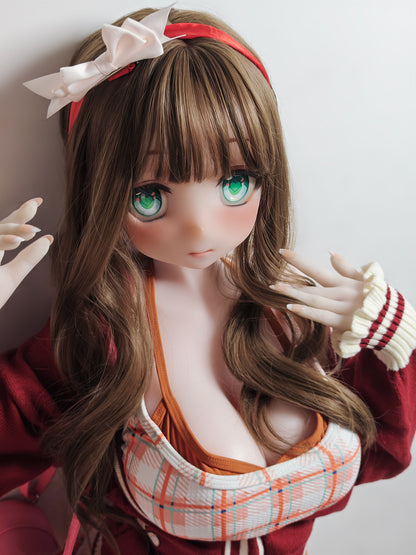 ElsaBabe 148 cm Anime-Puppe Platin-Silikon-Sexpuppe Erotisches Spielzeug mit Metallskelett, Furukawa Natsuki
