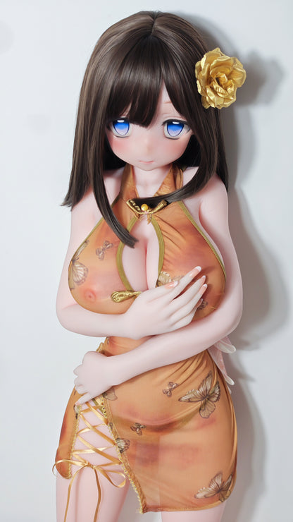 ElsaBabe 148 cm Anime-Puppe Platin-Silikon-Sexpuppe Erotisches Spielzeug mit Metallskelett, Furukawa Natsuki