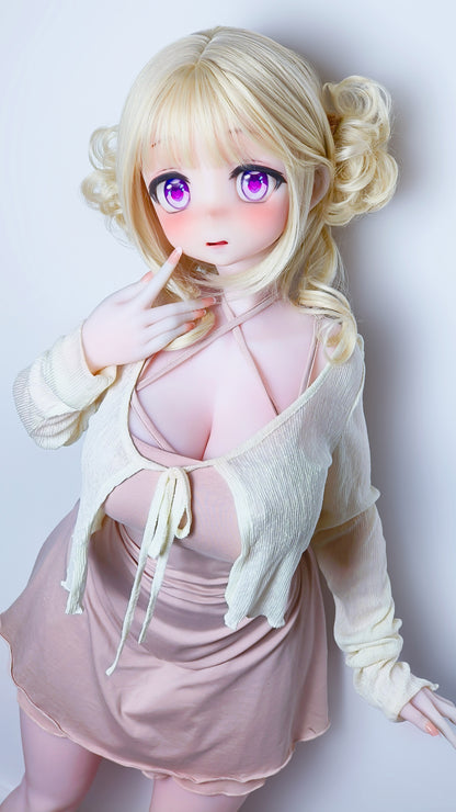 ElsaBabe 148 cm Anime-Puppe Platin-Silikon-Sexpuppe Erotisches Spielzeug mit Metallskelett, Furukawa Natsuki