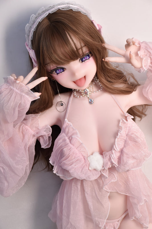 ElsaBabe 148 cm Anime-Puppe Platin-Silikon-Sexpuppe Erotisches Spielzeug mit Metallskelett, Furukawa Natsuki
