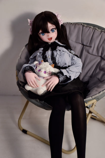 ElsaBabe 148 cm Anime-Puppe Platin-Silikon-Sexpuppe Erotisches Spielzeug mit Metallskelett, Furukawa Natsuki