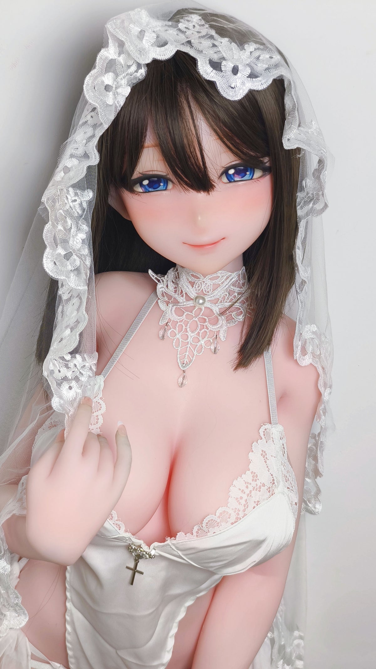 ElsaBabe 148 cm Anime-Puppe Platin-Silikon-Sexpuppe Erotisches Spielzeug mit Metallskelett, Furukawa Natsuki
