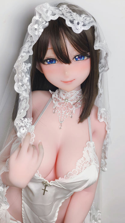 ElsaBabe 148 cm Anime-Puppe Platin-Silikon-Sexpuppe Erotisches Spielzeug mit Metallskelett, Furukawa Natsuki