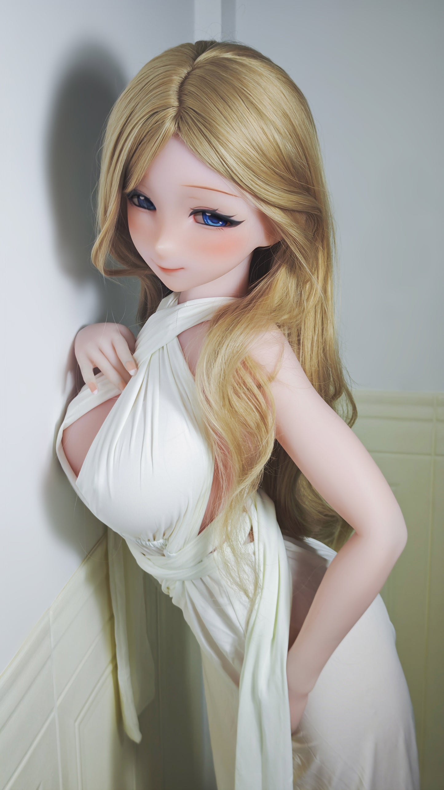 ElsaBabe 148 cm Anime-Puppe Platin-Silikon-Sexpuppe Erotisches Spielzeug mit Metallskelett, Furukawa Natsuki