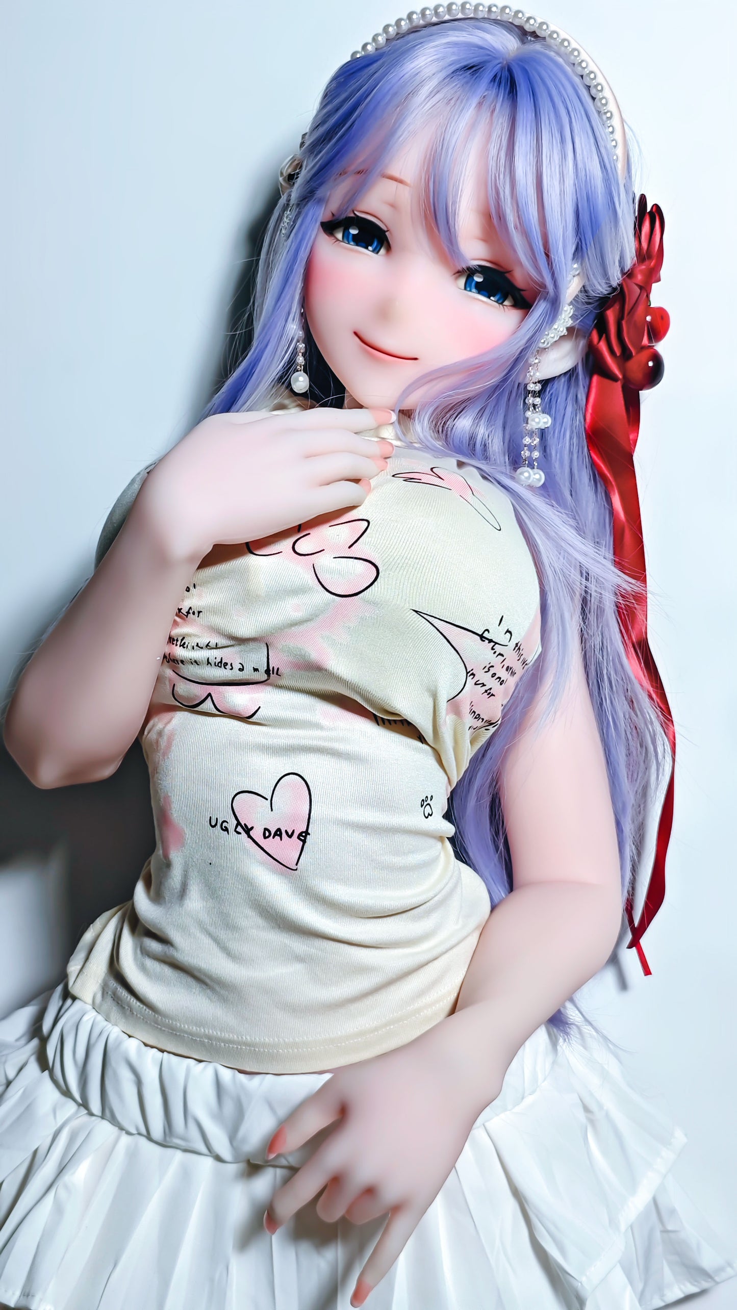 ElsaBabe 148 cm Anime-Puppe Platin-Silikon-Sexpuppe Erotisches Spielzeug mit Metallskelett, Furukawa Natsuki