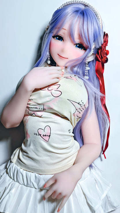 ElsaBabe 148 cm Anime-Puppe Platin-Silikon-Sexpuppe Erotisches Spielzeug mit Metallskelett, Furukawa Natsuki