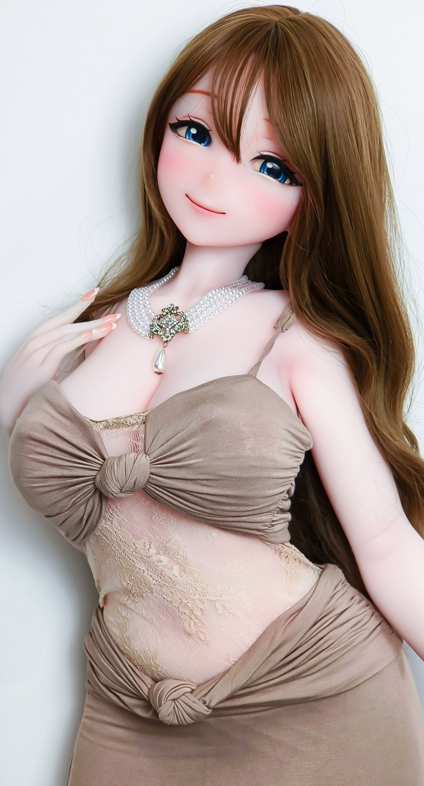 ElsaBabe 148 cm Anime-Puppe Platin-Silikon-Sexpuppe Erotisches Spielzeug mit Metallskelett, Furukawa Natsuki
