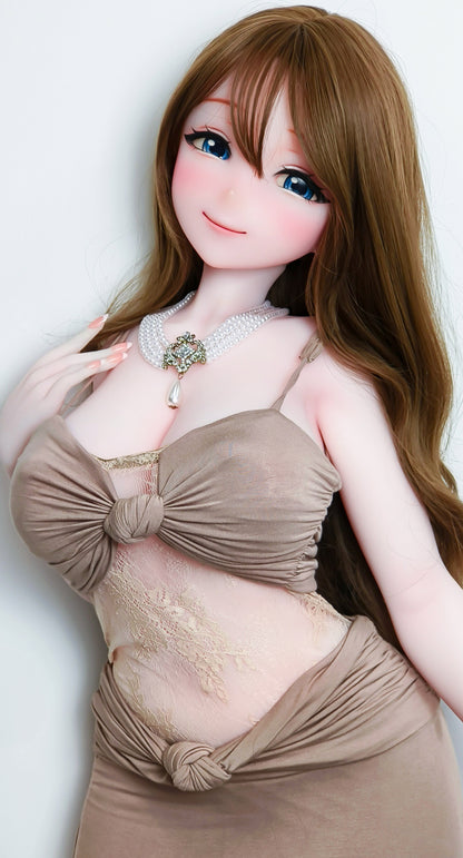ElsaBabe 148 cm Anime-Puppe Platin-Silikon-Sexpuppe Erotisches Spielzeug mit Metallskelett, Furukawa Natsuki