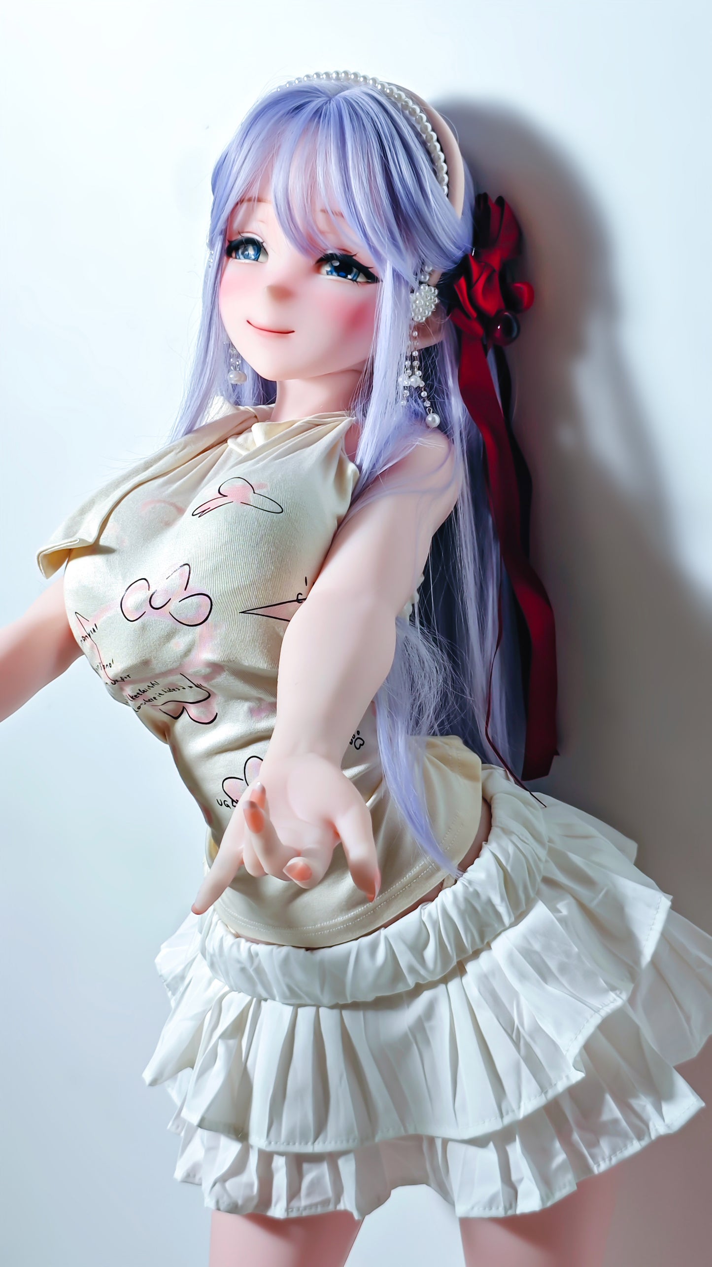 ElsaBabe 148 cm Anime-Puppe Platin-Silikon-Sexpuppe Erotisches Spielzeug mit Metallskelett, Furukawa Natsuki