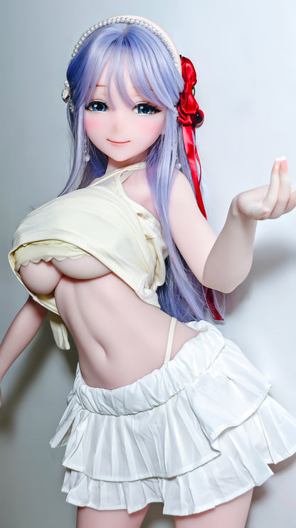 ElsaBabe 148 cm Anime-Puppe Platin-Silikon-Sexpuppe Erotisches Spielzeug mit Metallskelett, Furukawa Natsuki