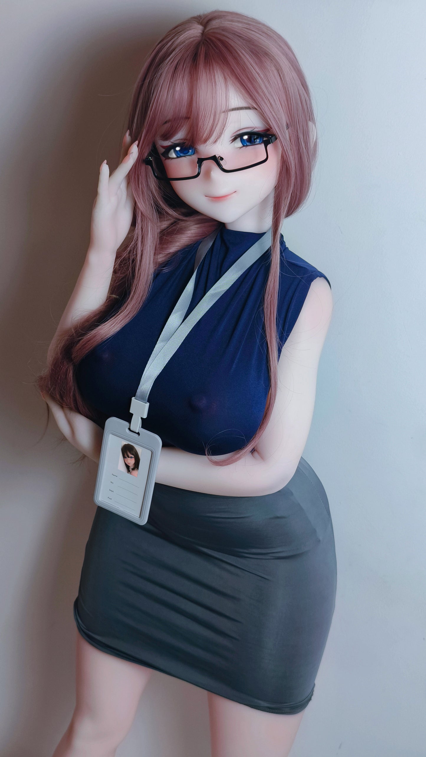 ElsaBabe 148 cm Anime-Puppe Platin-Silikon-Sexpuppe Erotisches Spielzeug mit Metallskelett, Furukawa Natsuki