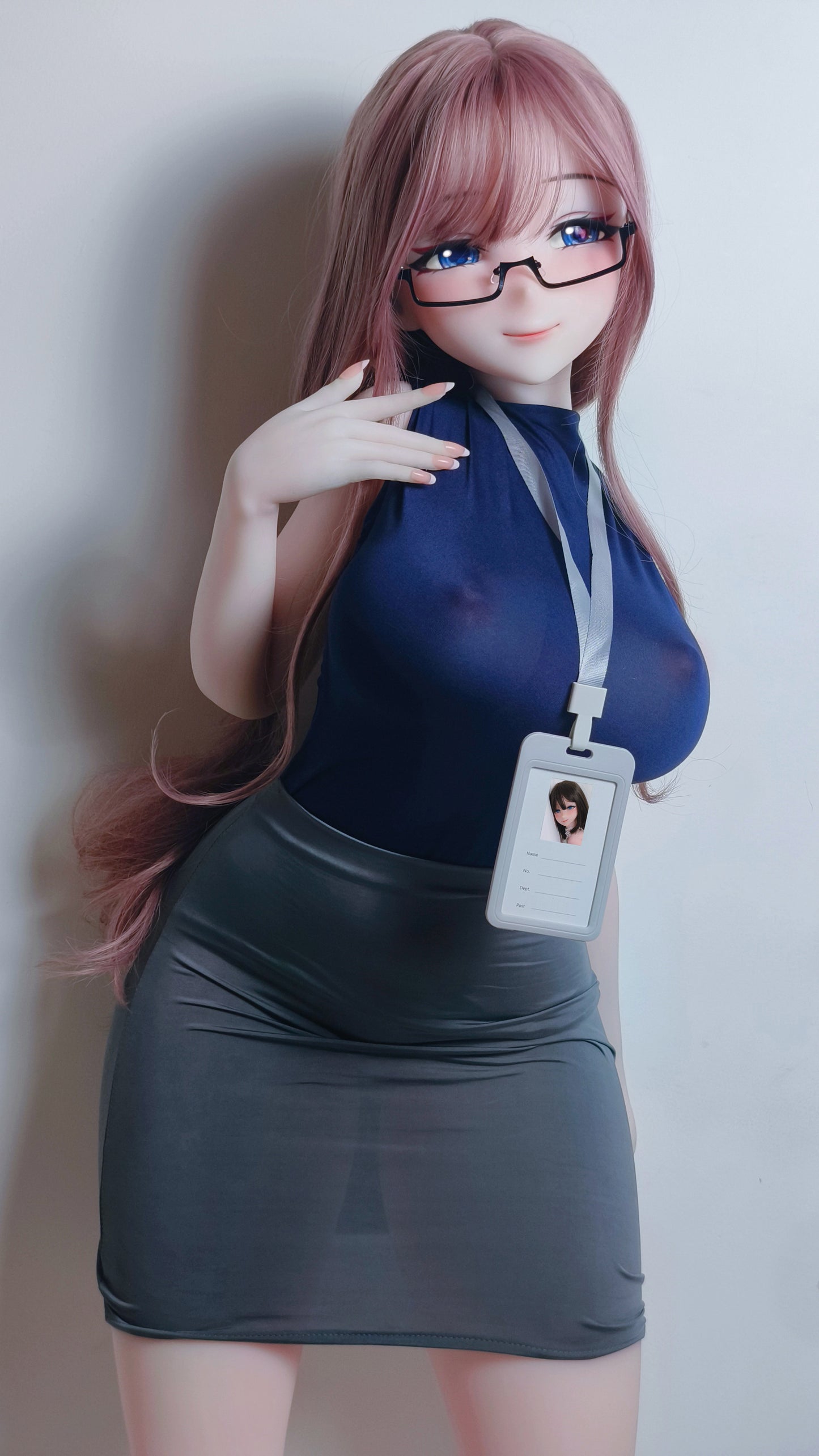 ElsaBabe 148 cm Anime-Puppe Platin-Silikon-Sexpuppe Erotisches Spielzeug mit Metallskelett, Furukawa Natsuki