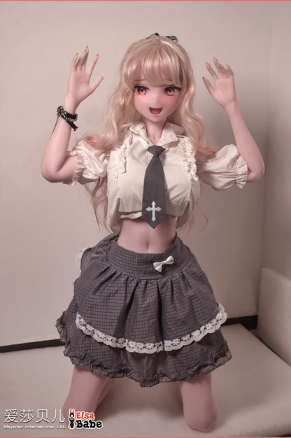 ElsaBabe 148 cm Anime-Puppe Platin-Silikon-Sexpuppe Erotisches Spielzeug mit Metallskelett, Furukawa Natsuki