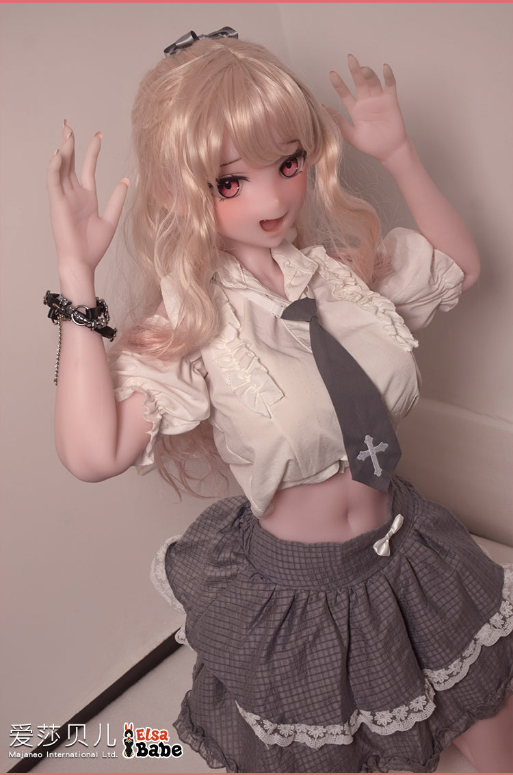 ElsaBabe 148 cm Anime-Puppe Platin-Silikon-Sexpuppe Erotisches Spielzeug mit Metallskelett, Furukawa Natsuki