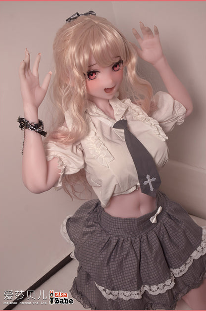 ElsaBabe 148 cm Anime-Puppe Platin-Silikon-Sexpuppe Erotisches Spielzeug mit Metallskelett, Furukawa Natsuki