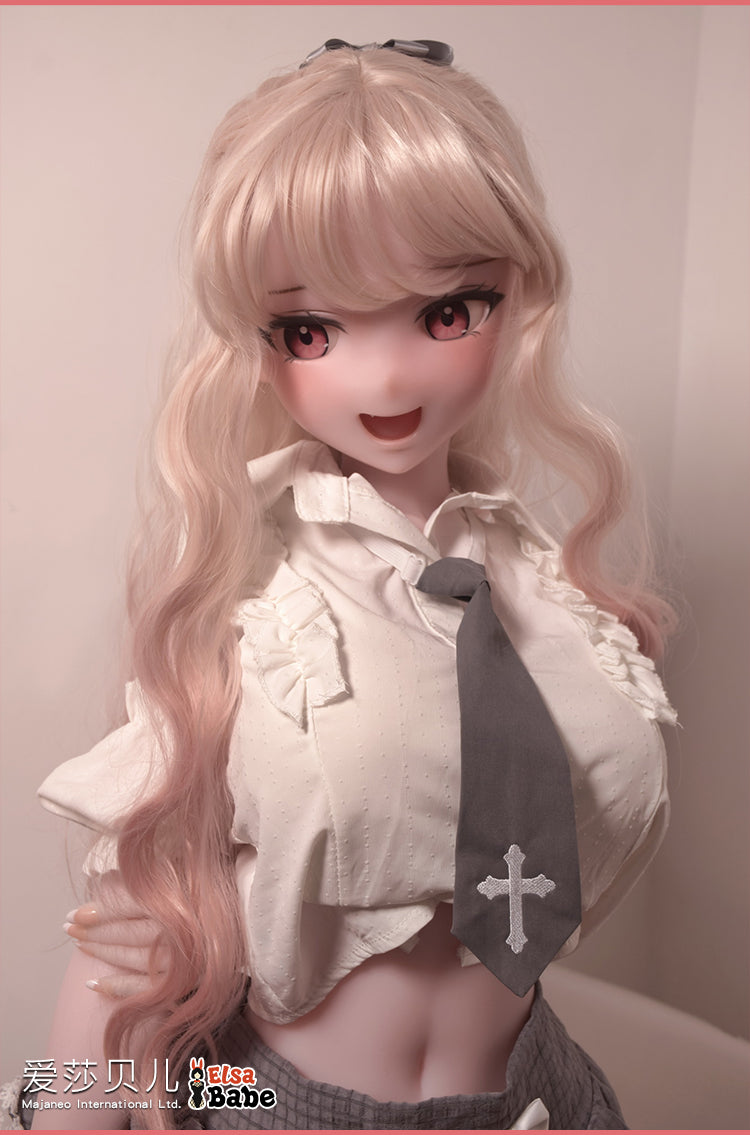 ElsaBabe 148 cm Anime-Puppe Platin-Silikon-Sexpuppe Erotisches Spielzeug mit Metallskelett, Furukawa Natsuki