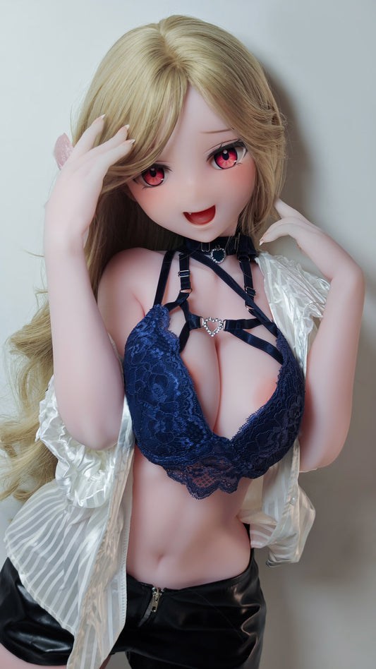 ElsaBabe 148 cm Anime-Puppe Platin-Silikon-Sexpuppe Erotisches Spielzeug mit Metallskelett, Furukawa Natsuki