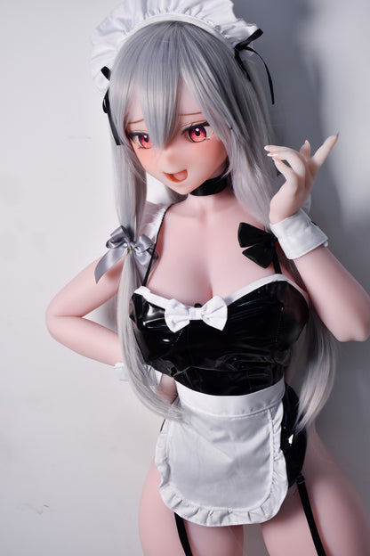 ElsaBabe 148 cm Anime-Puppe Platin-Silikon-Sexpuppe Erotisches Spielzeug mit Metallskelett, Furukawa Natsuki