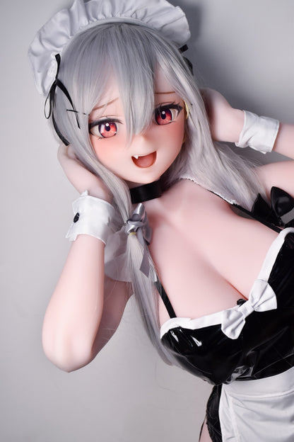 ElsaBabe 148 cm Anime-Puppe Platin-Silikon-Sexpuppe Erotisches Spielzeug mit Metallskelett, Furukawa Natsuki