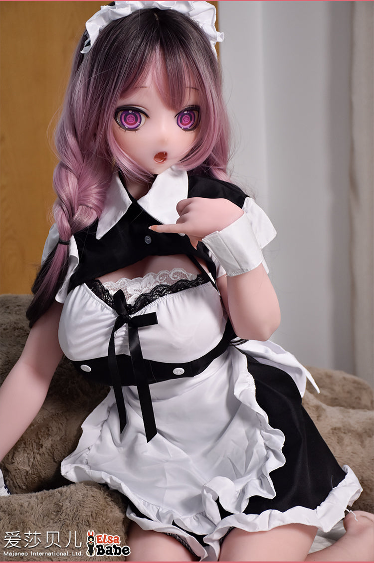 ElsaBabe 148 cm Anime-Puppe Platin-Silikon-Sexpuppe Erotisches Spielzeug mit Metallskelett, Furukawa Natsuki