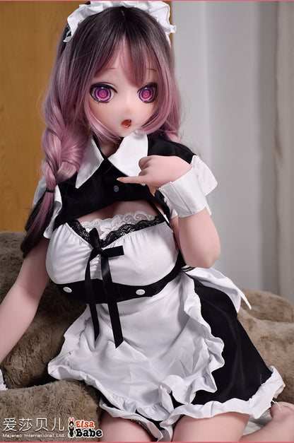 ElsaBabe 148 cm Anime-Puppe Platin-Silikon-Sexpuppe Erotisches Spielzeug mit Metallskelett, Furukawa Natsuki