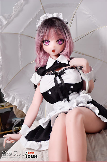 ElsaBabe 148 cm Anime-Puppe Platin-Silikon-Sexpuppe Erotisches Spielzeug mit Metallskelett, Furukawa Natsuki