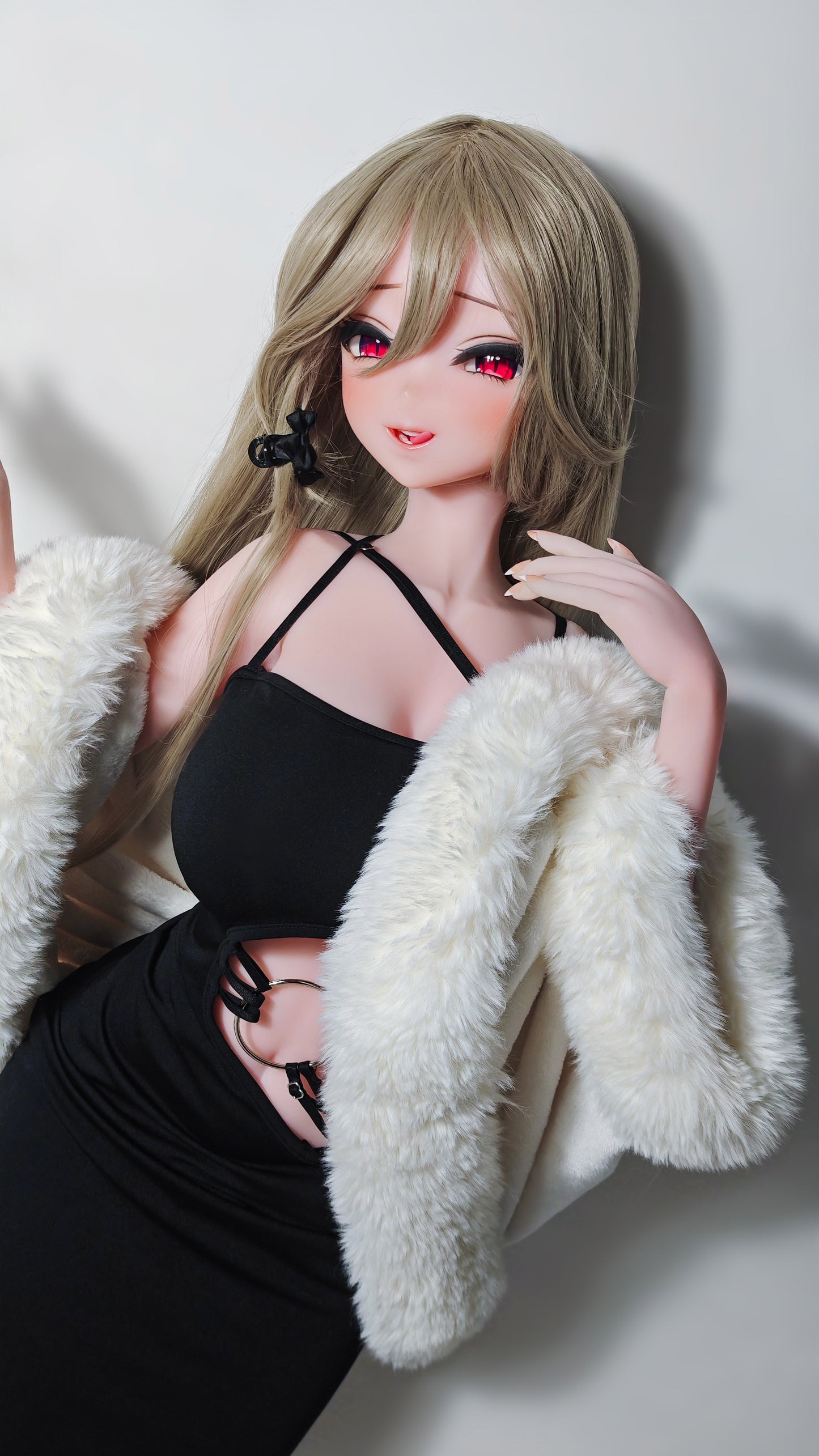 ElsaBabe 148 cm Anime-Puppe Platin-Silikon-Sexpuppe Erotisches Spielzeug mit Metallskelett, Furukawa Natsuki
