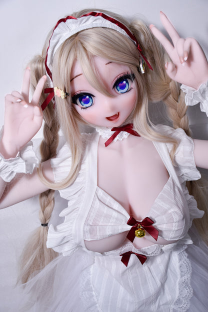 ElsaBabe 148 cm Anime-Puppe Platin-Silikon-Sexpuppe Erotisches Spielzeug mit Metallskelett, Furukawa Natsuki