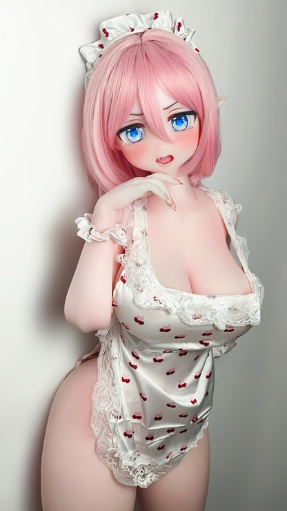 ElsaBabe 148 cm Anime-Puppe Platin-Silikon-Sexpuppe Erotisches Spielzeug mit Metallskelett, Furukawa Natsuki