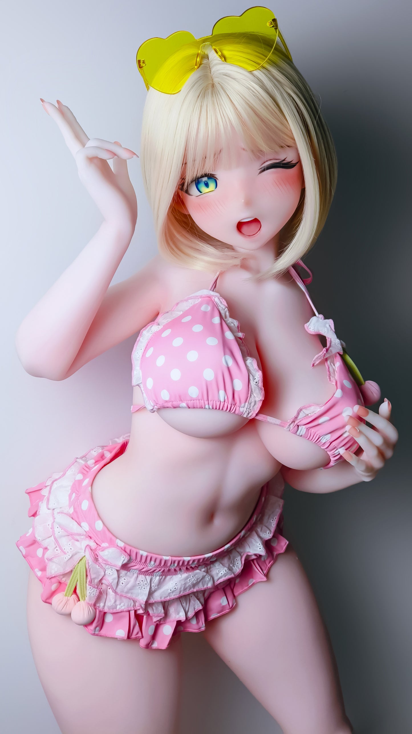 ElsaBabe 148 cm Anime-Puppe Platin-Silikon-Sexpuppe Erotisches Spielzeug mit Metallskelett, Furukawa Natsuki