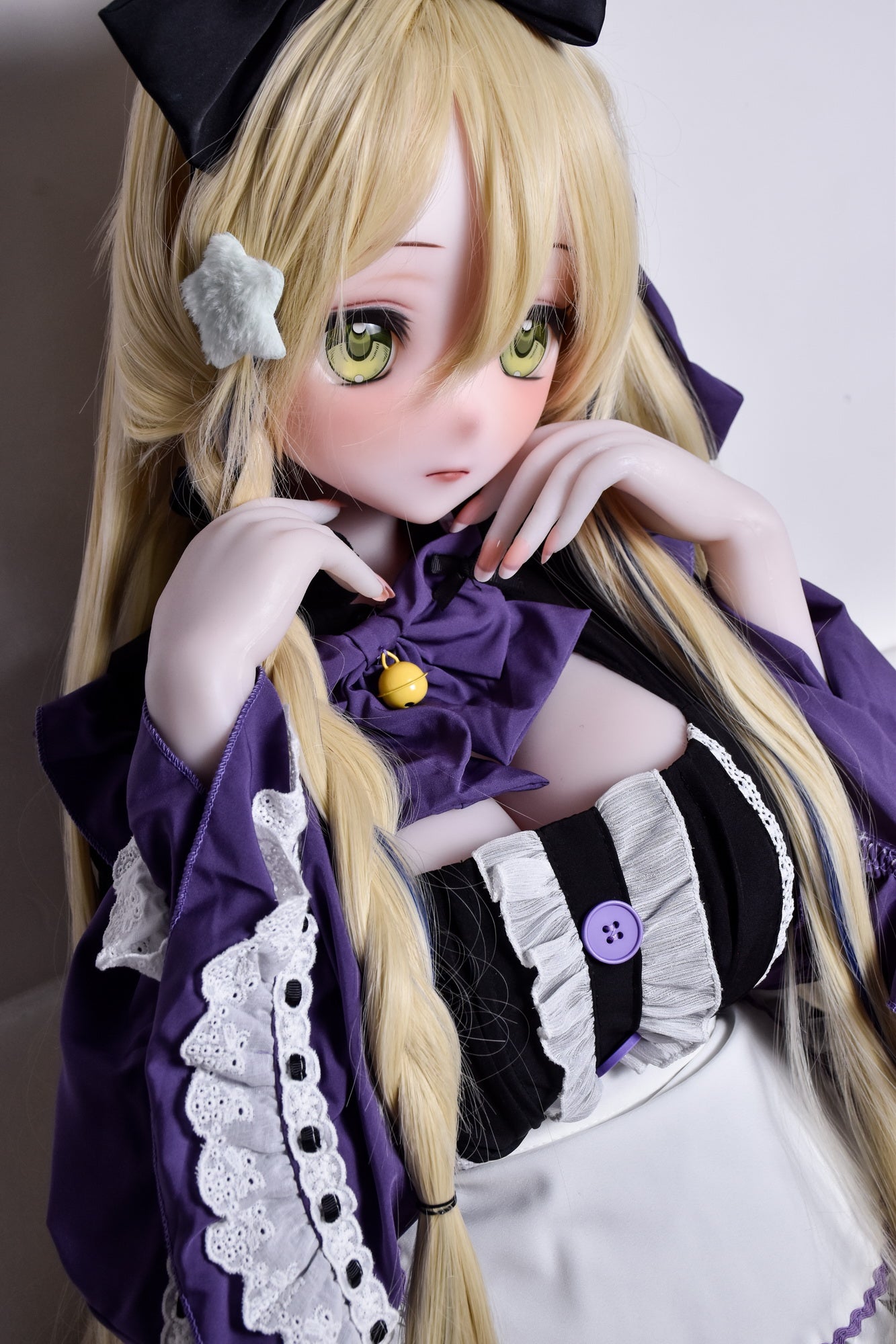 ElsaBabe 148 cm Anime-Puppe Platin-Silikon-Sexpuppe Erotisches Spielzeug mit Metallskelett, Furukawa Natsuki