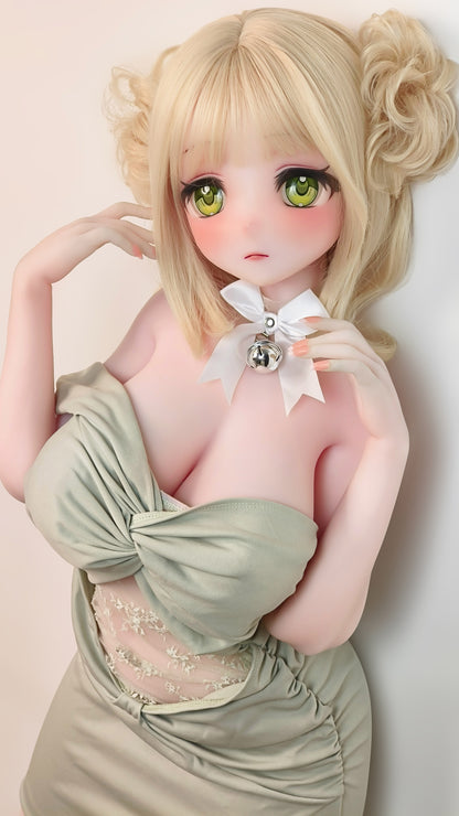 ElsaBabe 148 cm Anime-Puppe Platin-Silikon-Sexpuppe Erotisches Spielzeug mit Metallskelett, Furukawa Natsuki