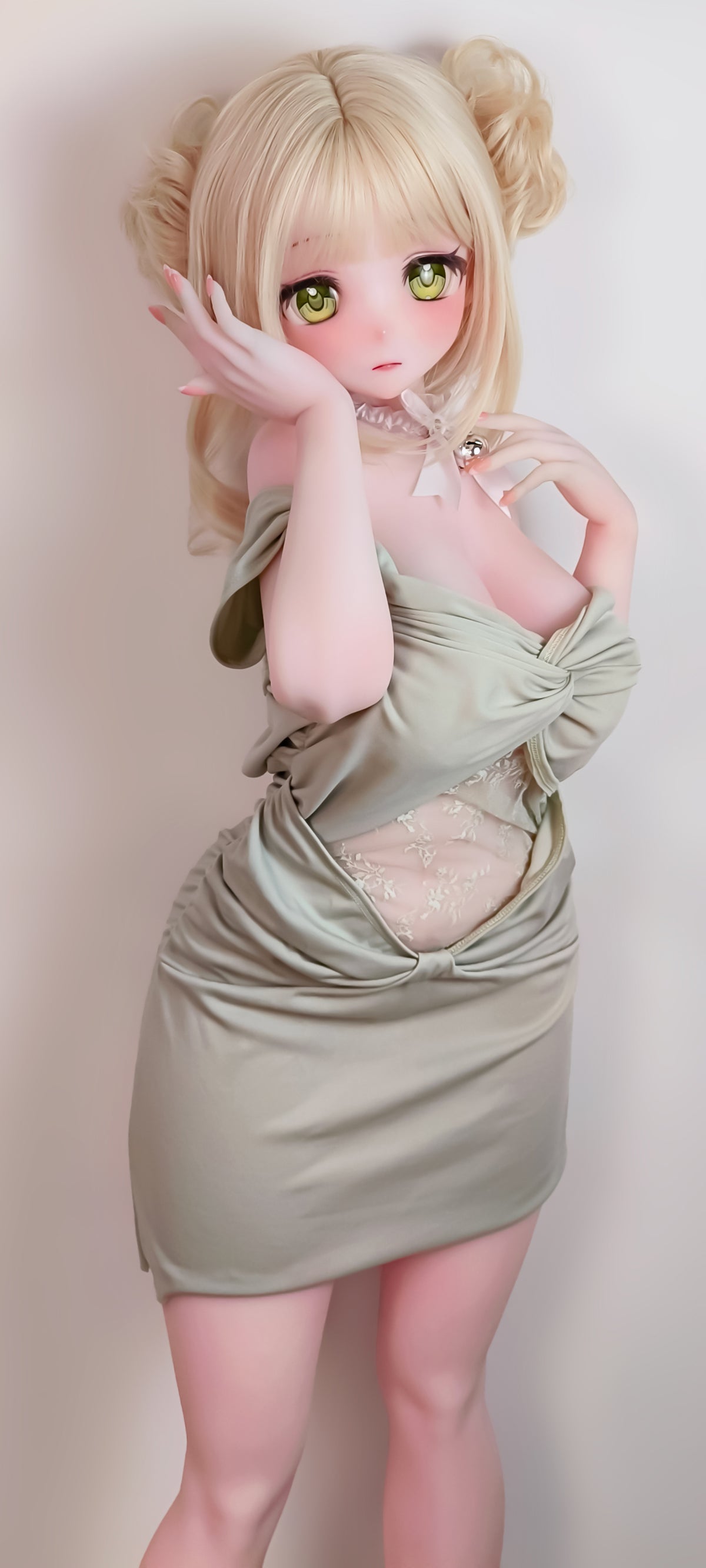 ElsaBabe 148 cm Anime-Puppe Platin-Silikon-Sexpuppe Erotisches Spielzeug mit Metallskelett, Furukawa Natsuki