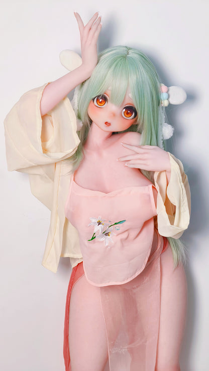 ElsaBabe 148 cm Anime-Puppe Platin-Silikon-Sexpuppe Erotisches Spielzeug mit Metallskelett, Furukawa Natsuki