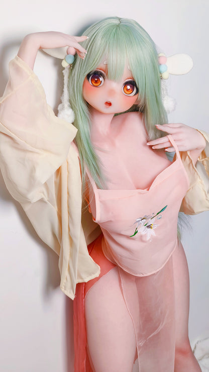 ElsaBabe 148 cm Anime-Puppe Platin-Silikon-Sexpuppe Erotisches Spielzeug mit Metallskelett, Furukawa Natsuki