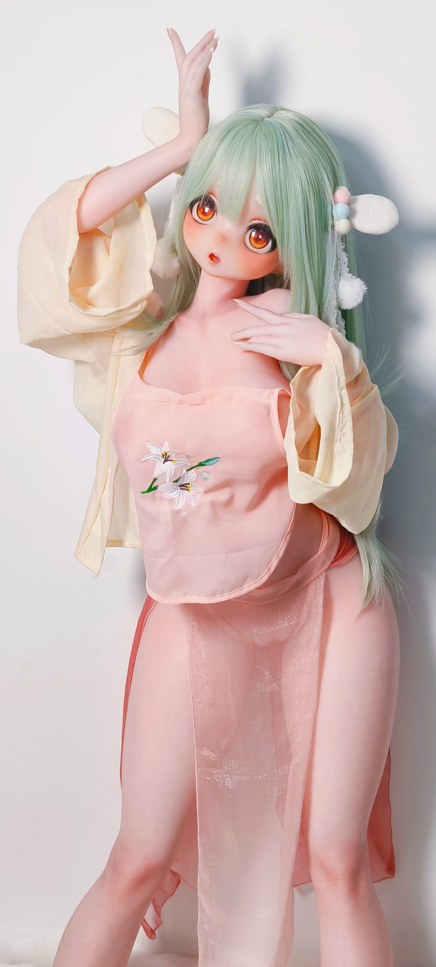 ElsaBabe 148 cm Anime-Puppe Platin-Silikon-Sexpuppe Erotisches Spielzeug mit Metallskelett, Furukawa Natsuki