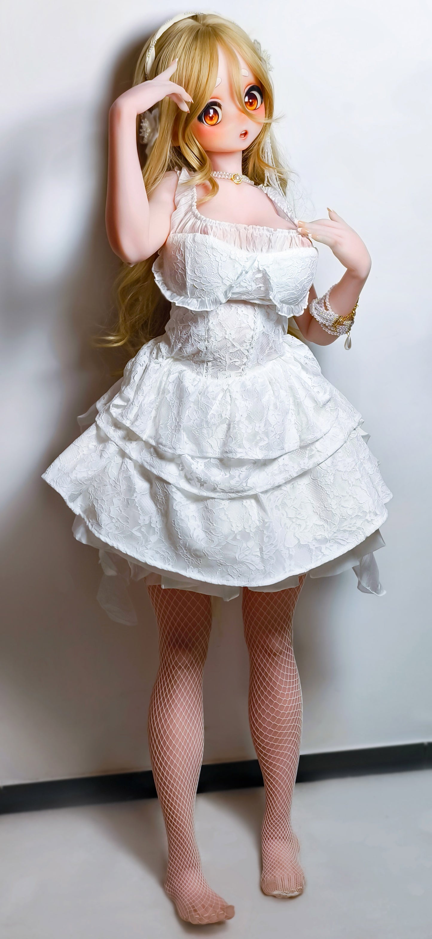 ElsaBabe 148 cm Anime-Puppe Platin-Silikon-Sexpuppe Erotisches Spielzeug mit Metallskelett, Furukawa Natsuki