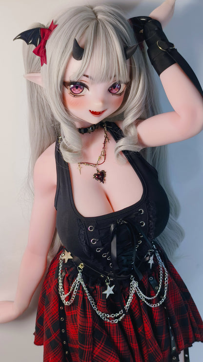ElsaBabe 148 cm Anime-Puppe Platin-Silikon-Sexpuppe Erotisches Spielzeug mit Metallskelett, Furukawa Natsuki
