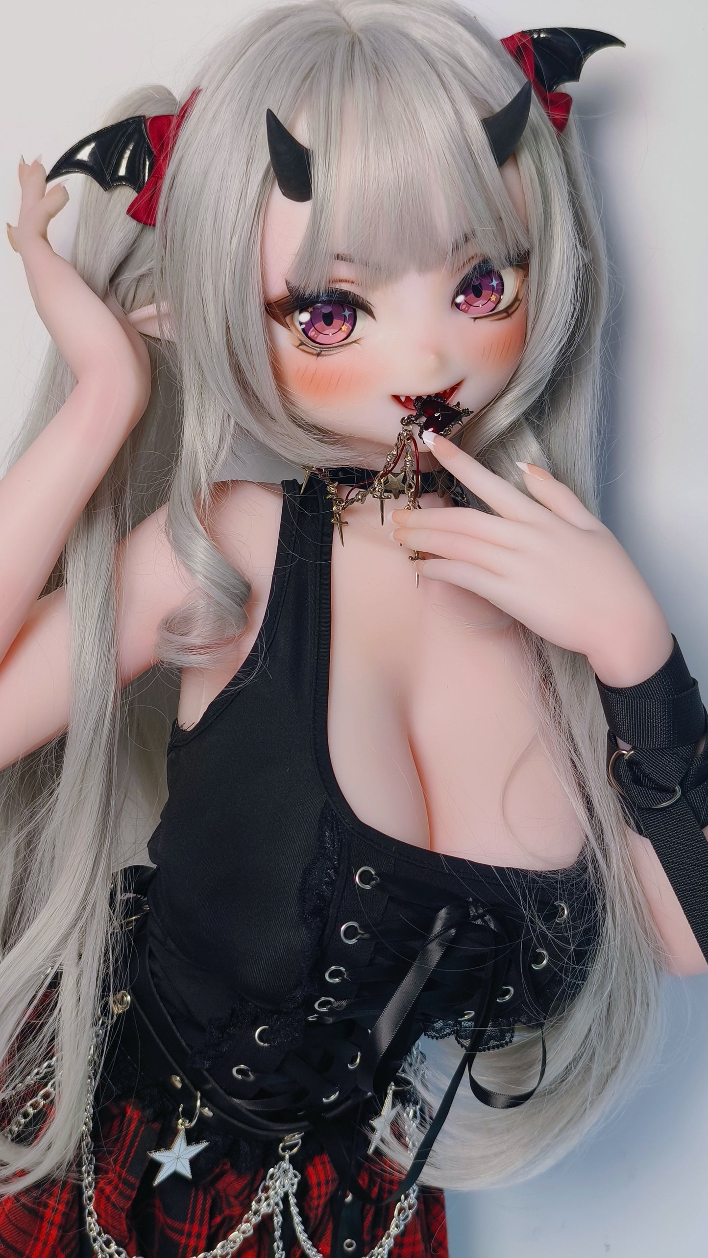 ElsaBabe 148 cm Anime-Puppe Platin-Silikon-Sexpuppe Erotisches Spielzeug mit Metallskelett, Furukawa Natsuki