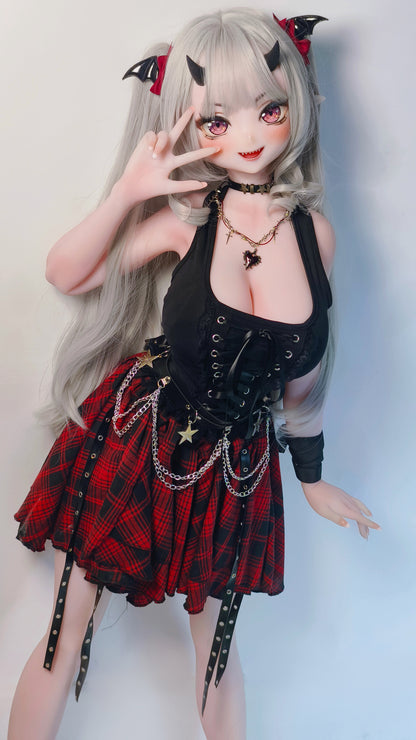 ElsaBabe 148 cm Anime-Puppe Platin-Silikon-Sexpuppe Erotisches Spielzeug mit Metallskelett, Furukawa Natsuki