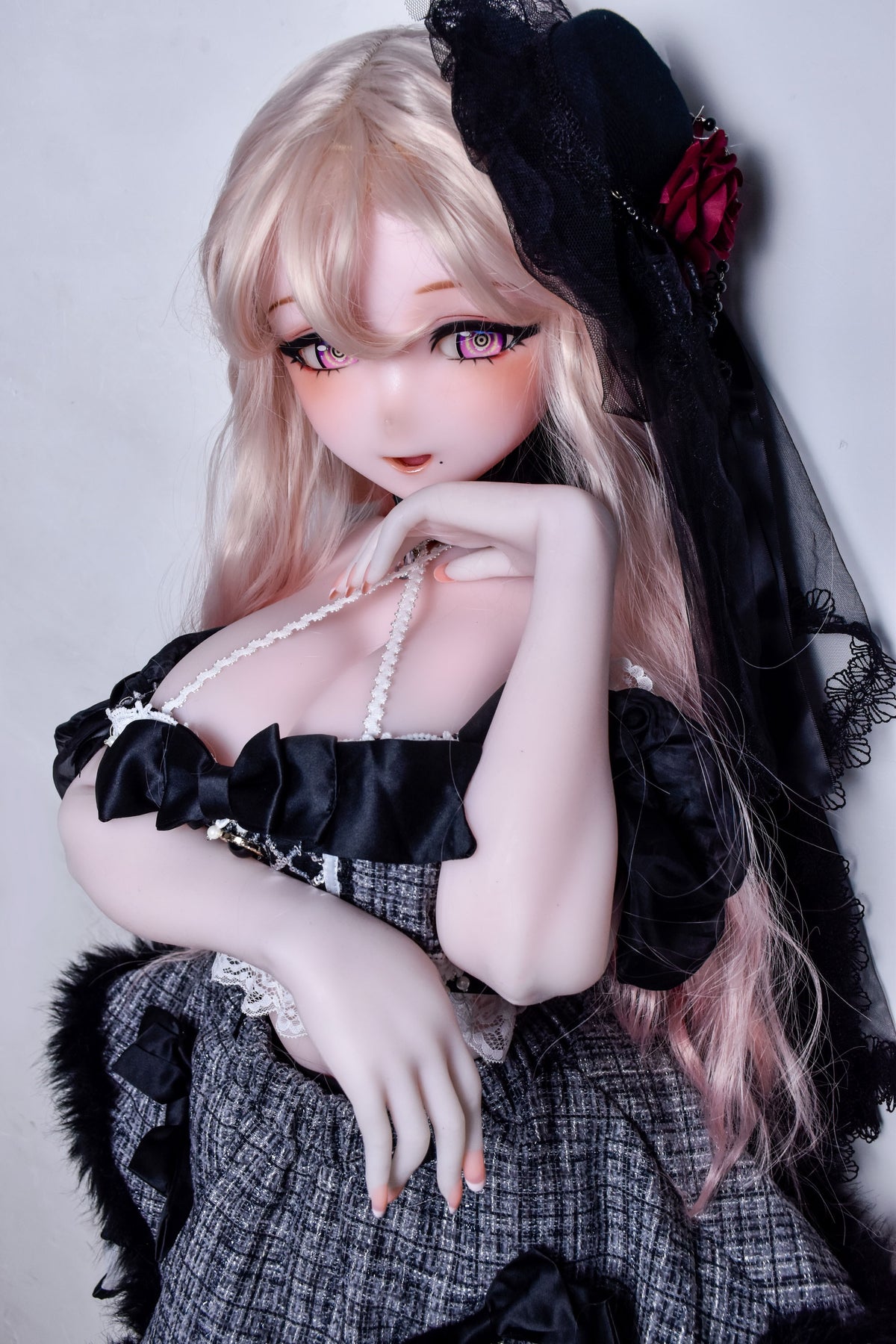ElsaBabe 148 cm Anime-Puppe Platin-Silikon-Sexpuppe Erotisches Spielzeug mit Metallskelett, Furukawa Natsuki