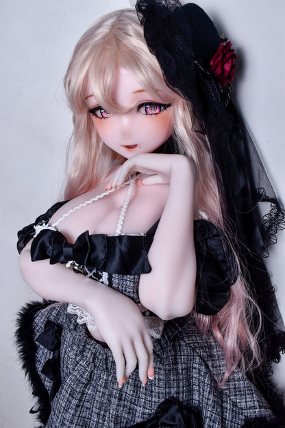 ElsaBabe 148 cm Anime-Puppe Platin-Silikon-Sexpuppe Erotisches Spielzeug mit Metallskelett, Furukawa Natsuki