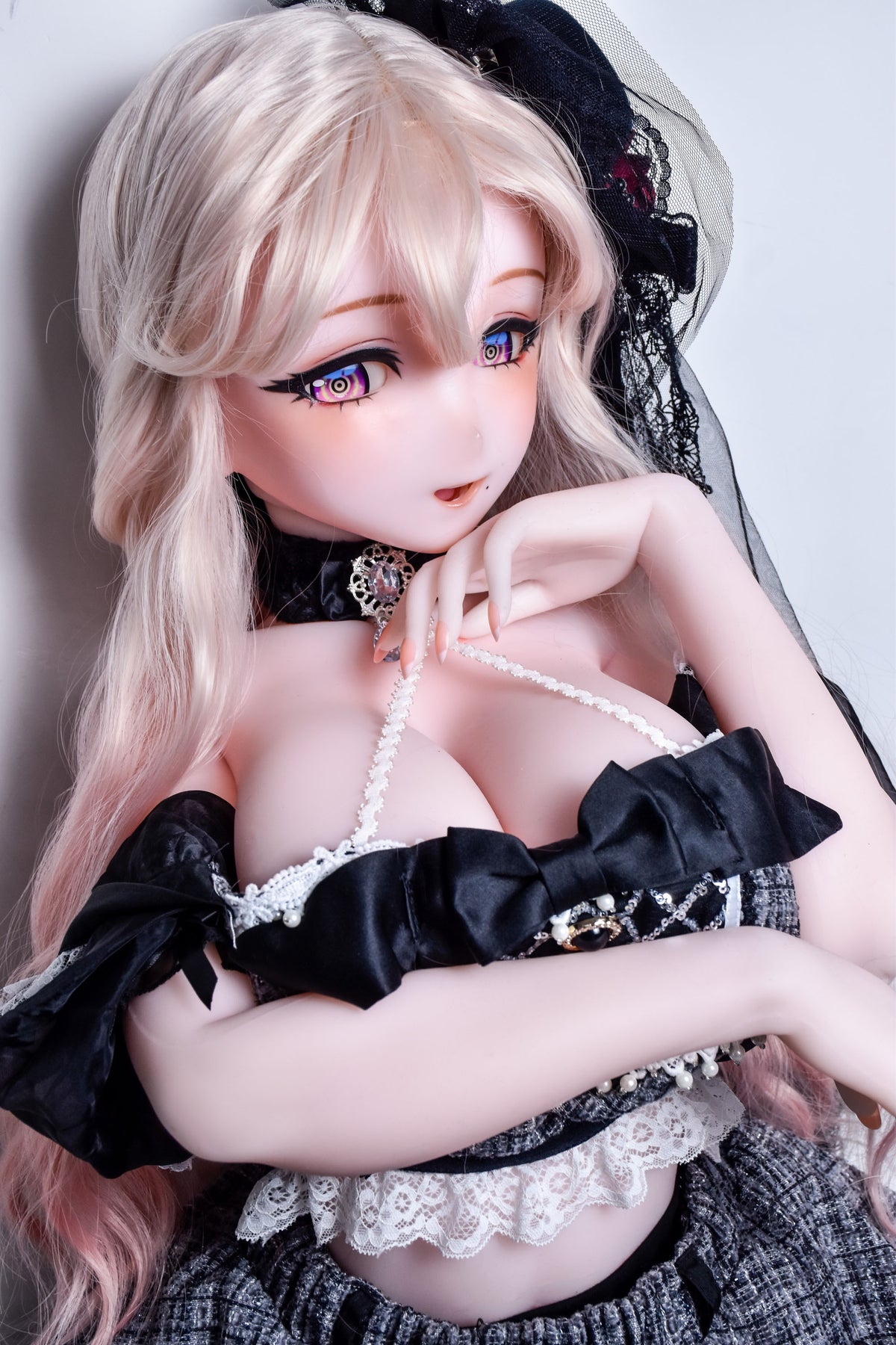 ElsaBabe 148 cm Anime-Puppe Platin-Silikon-Sexpuppe Erotisches Spielzeug mit Metallskelett, Furukawa Natsuki