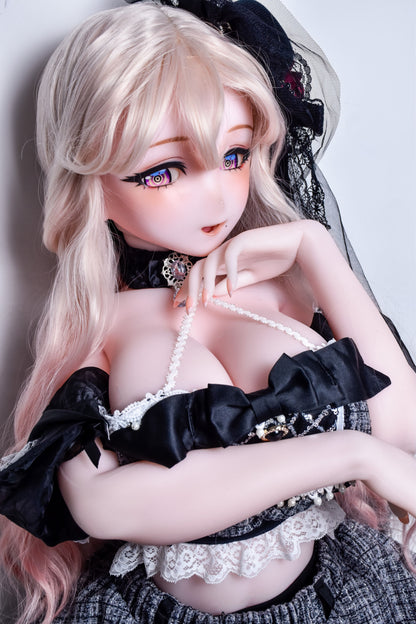 ElsaBabe 148 cm Anime-Puppe Platin-Silikon-Sexpuppe Erotisches Spielzeug mit Metallskelett, Furukawa Natsuki