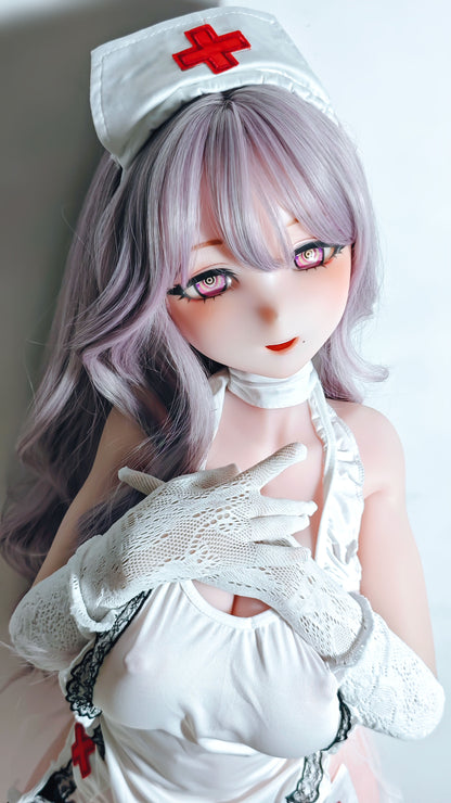 ElsaBabe 148 cm Anime-Puppe Platin-Silikon-Sexpuppe Erotisches Spielzeug mit Metallskelett, Furukawa Natsuki