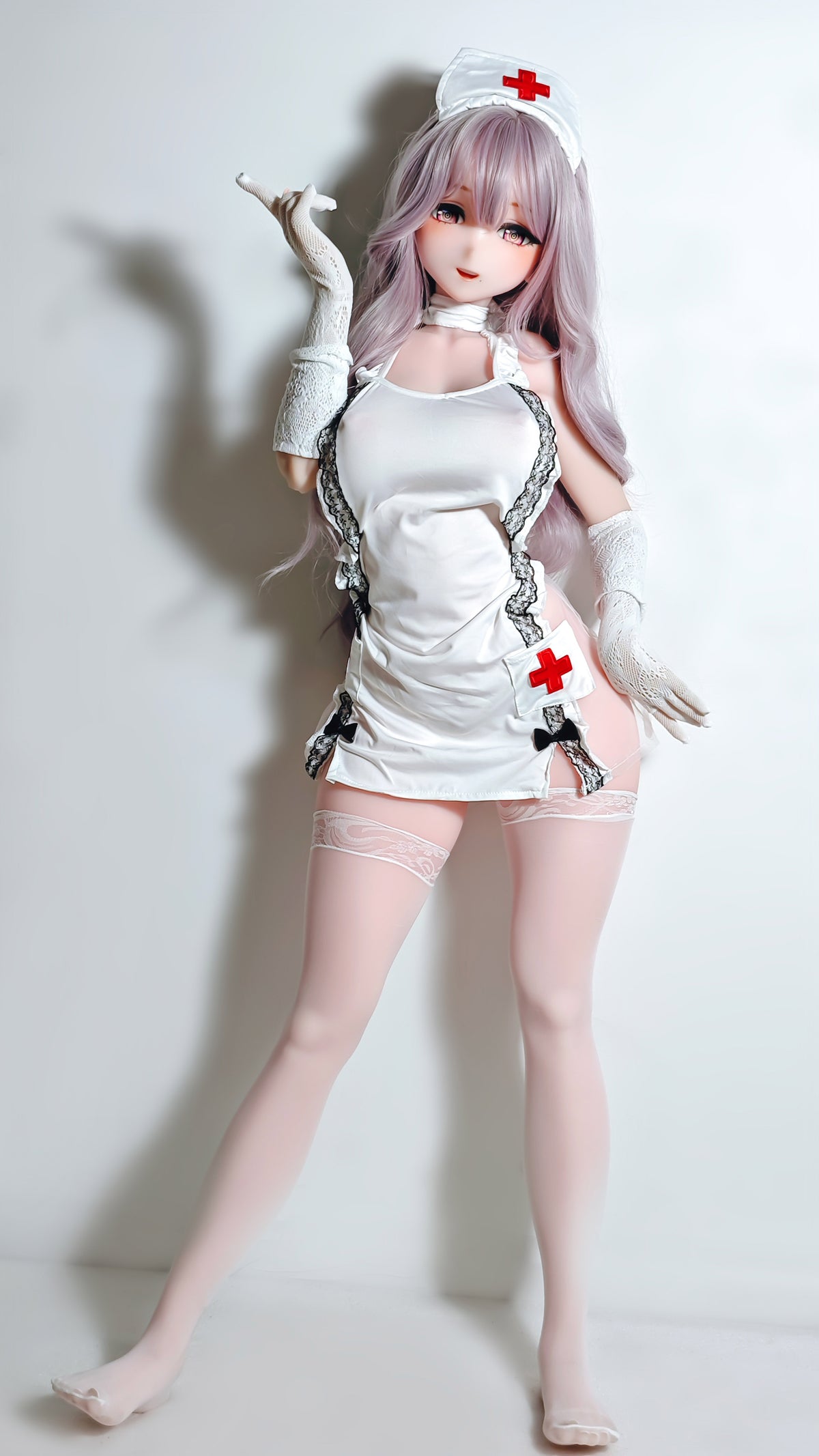 ElsaBabe 148 cm Anime-Puppe Platin-Silikon-Sexpuppe Erotisches Spielzeug mit Metallskelett, Furukawa Natsuki
