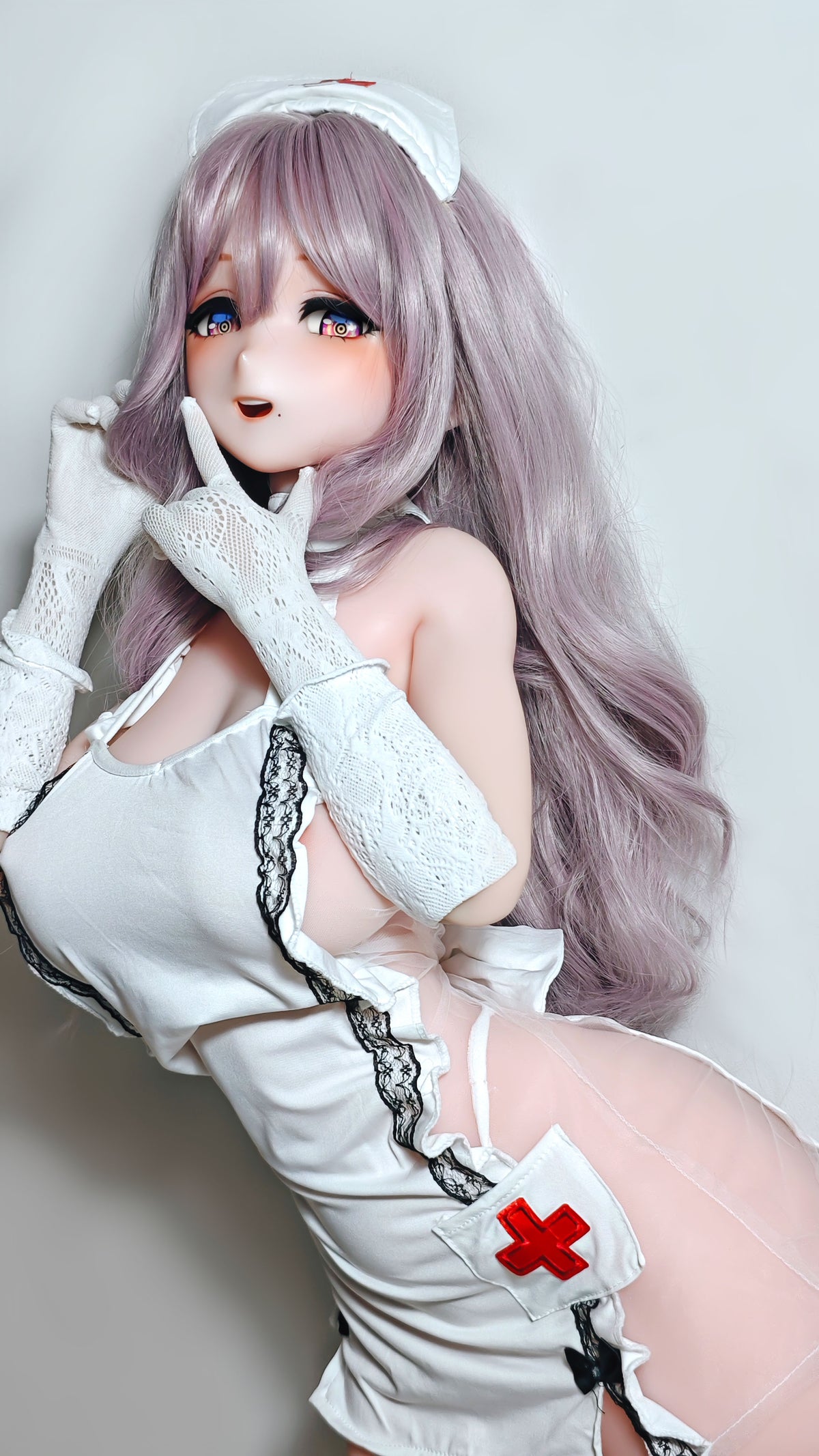 ElsaBabe 148 cm Anime-Puppe Platin-Silikon-Sexpuppe Erotisches Spielzeug mit Metallskelett, Furukawa Natsuki