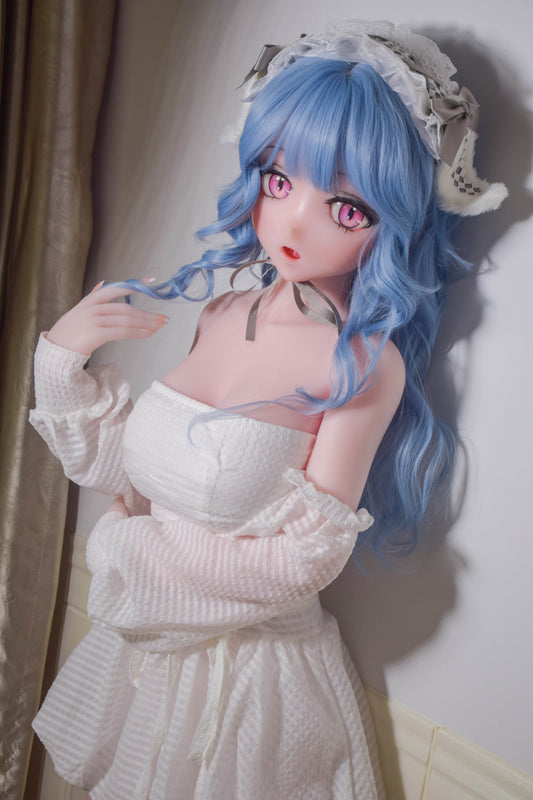 ElsaBabe 148 cm Anime-Puppe Platin-Silikon-Sexpuppe Erotisches Spielzeug mit Metallskelett, Furukawa Natsuki