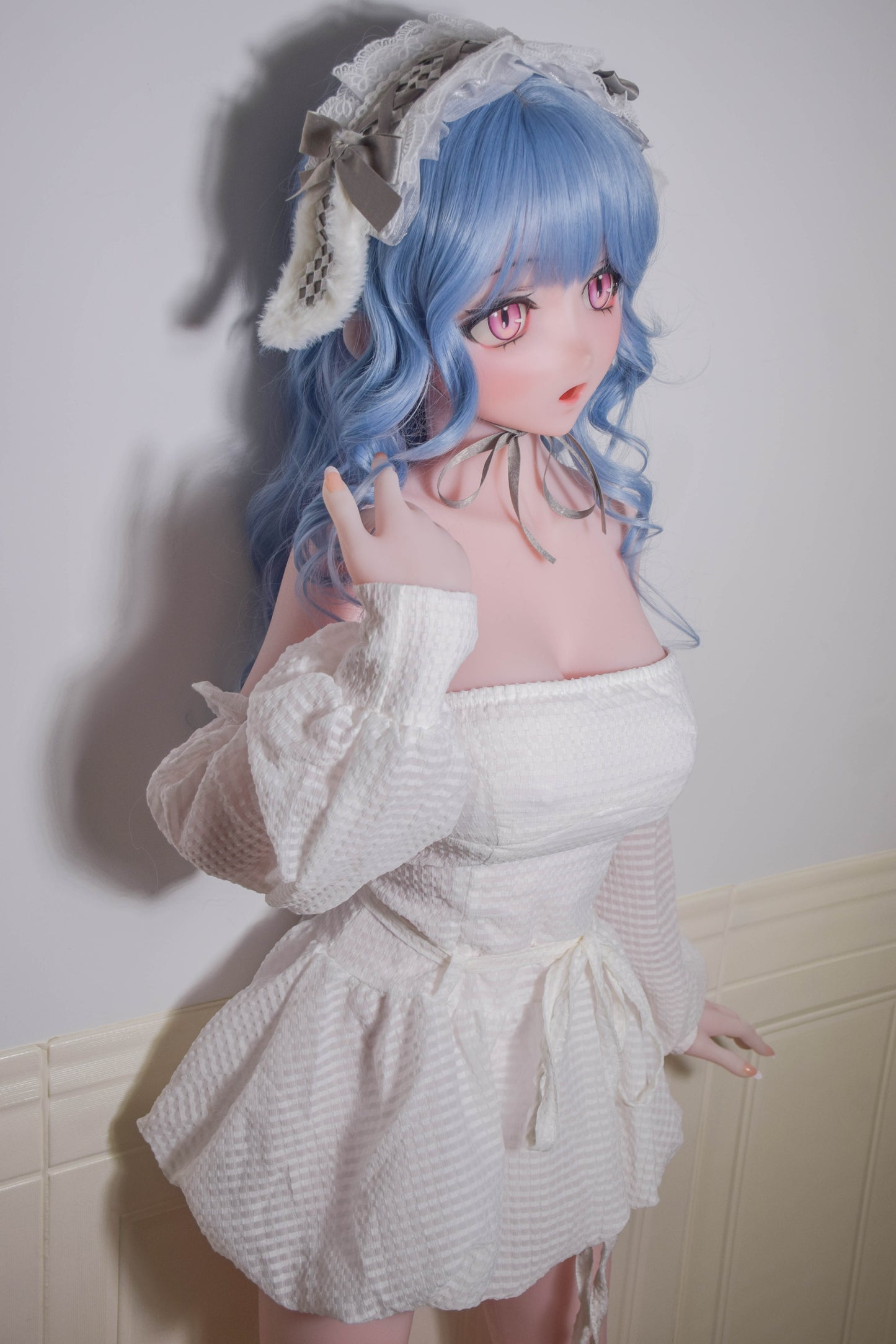 ElsaBabe 148 cm Anime-Puppe Platin-Silikon-Sexpuppe Erotisches Spielzeug mit Metallskelett, Furukawa Natsuki