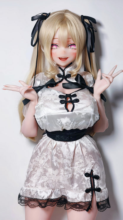 ElsaBabe 148 cm Anime-Puppe Platin-Silikon-Sexpuppe Erotisches Spielzeug mit Metallskelett, Furukawa Natsuki